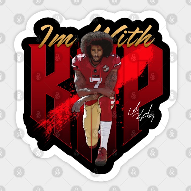 Colin Kaepernick Sticker by Juantamad